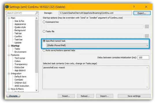Установка PowerShell в ConEmu