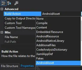 Окно с настройками