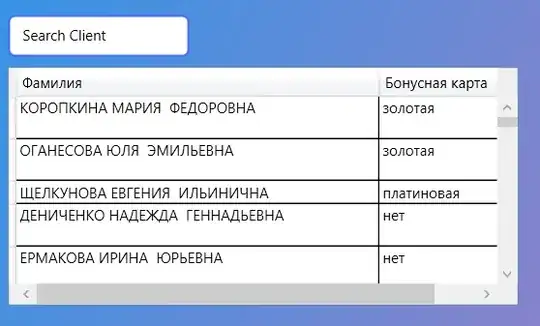 Таблица для фильтрации и ее textbox