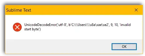 SublimeREPL encoding error