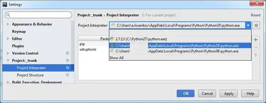 Выбор интерпретатора в PyCharm