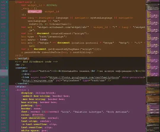 Различная подсветка JS и CSS