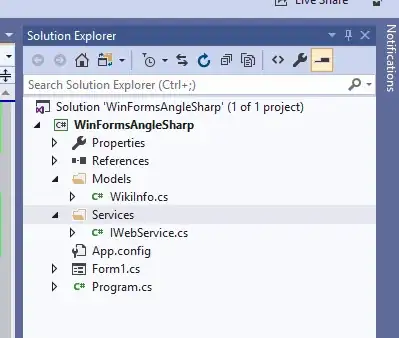 структура проекта после создания интерфейса сервиса
