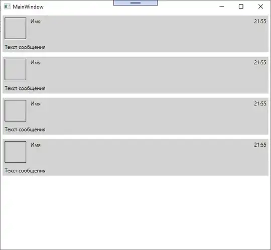 разметка для чата