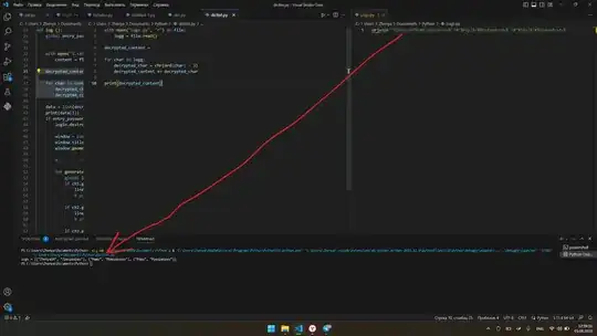 программа дешифрует файл, который хранит в себе список внутрь которого вложено еще несколько списков.