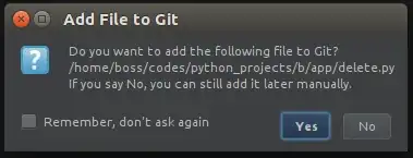Add file to git