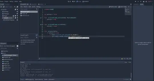 Скриншот программы с проектом