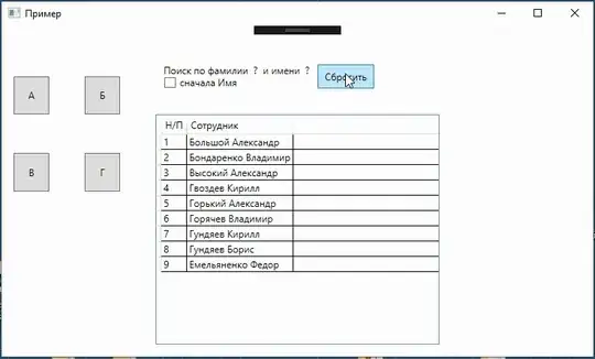 пример работы