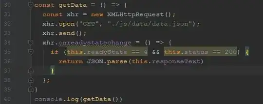 Как сделать чтобы getData() возвращала не undefined, а содержимое строки 36?