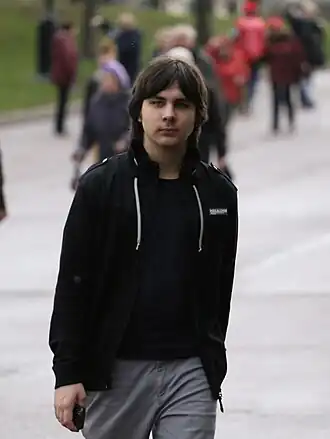 Андрей Новичков в Парке Победы, 2015 год