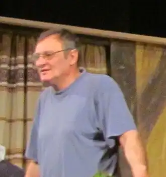 на сцене пермского Большого зала филармонии, в спектакле «Любовь не картошка», 23 февраля 2015