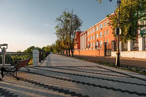 Верхне-Волжская набережная в районе НГТУ имени Р. Е. Алексеева