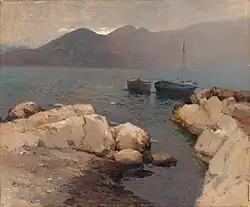 Лодки у берега.