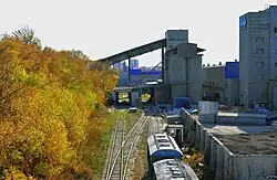 Железнодорожные пути на территории Казанского ДСК