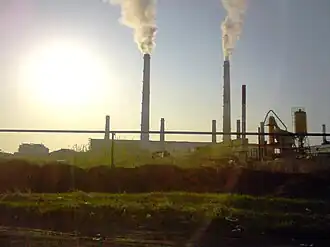 УАЗ и Красногорская ТЭЦ, вырабатывающая электроэнергию для завода и города