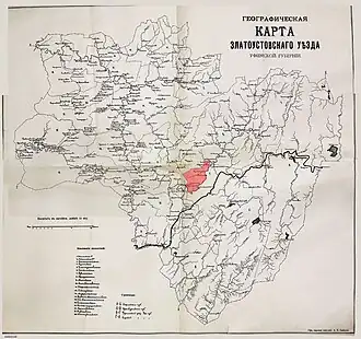 Территория волости (выделена красным)