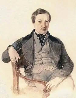 К. А. Ясевич (1813-1888). Портрет неизвестного. 1840-е