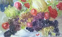 «Натюрморт с дыней и виноградом», (2000)