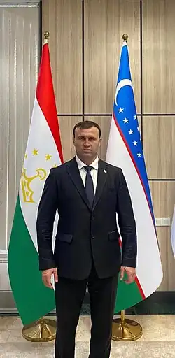 Заместитель председателя комитета по делам молодежи и спорта при правительстве Республики Таджикистан Собирзода Парвиз Одинахон на саммите ШОС в Республике Узбекистан.