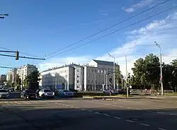 Пересечение ул. Олега Кошевого и ул. Копылова у площади Соцгорода