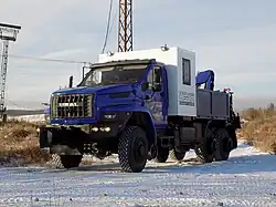 Путеремонтная летучка на базе локомобиля MART