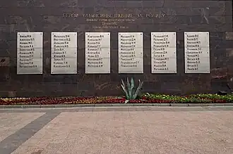 Торжественная стена (Обелиск Славы, Ульяновск).