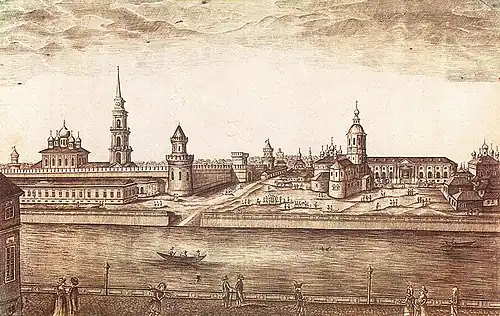 Кремль на гравюре 1807 года