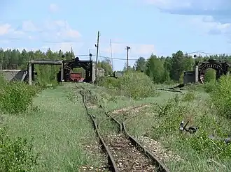 Вагоноопрокидыватель узкоколейный