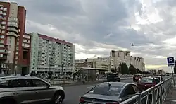 Улица Ильюшина, вид от Комендантской площади