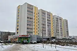 Жилой дом в 4-м микрорайоне Горок: ул. Сыртлановой, 8 (декабрь 2019)