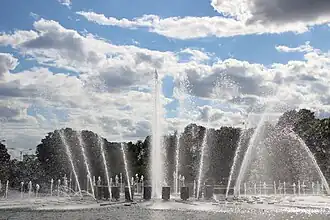 Фонтан в Парке Горького, 2015 год