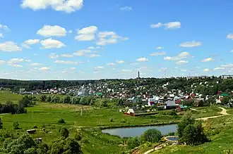 Западная часть города, вид со смотровой площадки