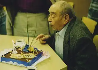 Бодо на праздновании своего 80-летия