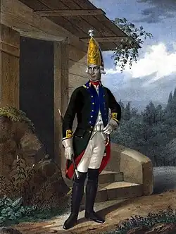 Гренадерский унтер-офицер Пермского мушкетёрского полка. 1797-1801 гг.