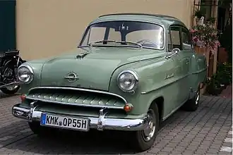 Opel Olympia Rekord, 1955 год выпуска