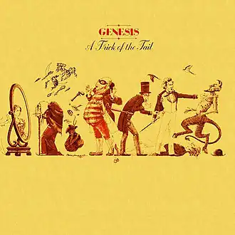 Обложка альбома Genesis «A Trick of the Tail» (1976)