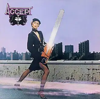 Обложка альбома Accept «Accept» (1979)