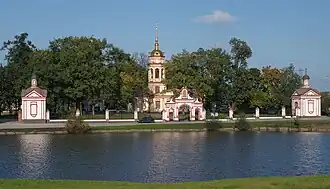 Церковь на берегу пруда, 2008 год