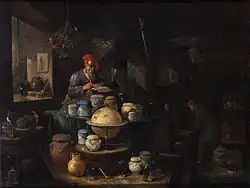 Aлхимик в своей мастерской. Холст, масло. Институт истории науки. Филадельфия, Пенсильвания, США