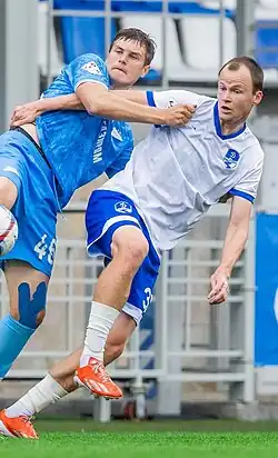 Шаболин в составе вологодского «Динамо» в 2025 г.