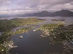 Поселение с высоты птичьего полёта