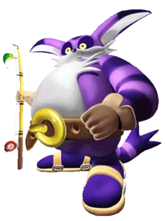 Кот Биг в игре Sonic Adventure DX: Director’s Cut