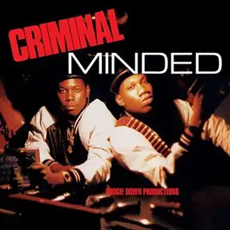 Обложка альбома Boogie Down Productions «Criminal Minded» (1987)