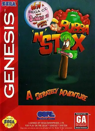 Обложка версии для Sega Genesis