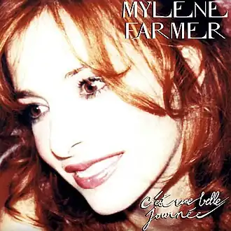 Обложка сингла Милен Фармер «C’est une belle journée» (2002)