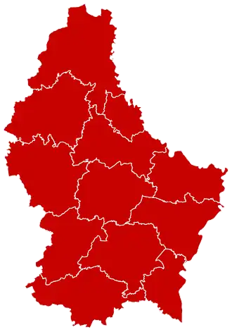 По состоянию на 21 марта во всех регионах подтверждены случаи коронавируса (красный).