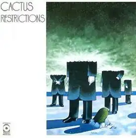 Обложка альбома Cactus «Restrictions» (1971)