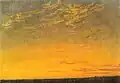 Каспар Давид Фридрих, Вечер с облаками, 1824