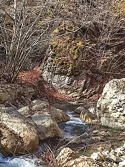 Верховье реки к югу от села Ханагях