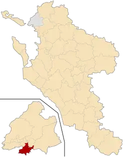 Кантон на карте департамента Шаранта Приморская